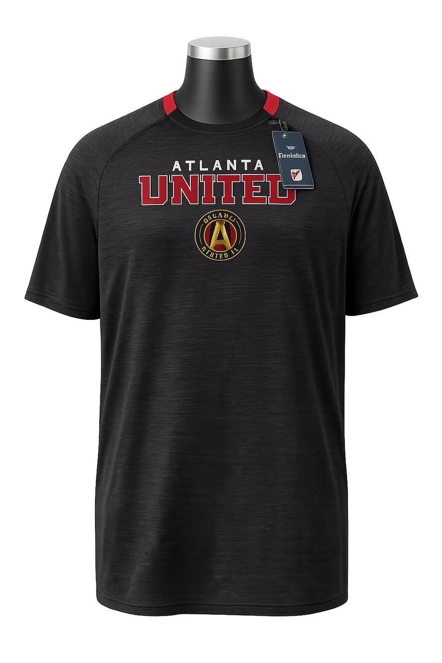 Fanatics Atlanta United FC Black Iconic Tee - Size 5XL - MLS Soccer Shirt - NWT